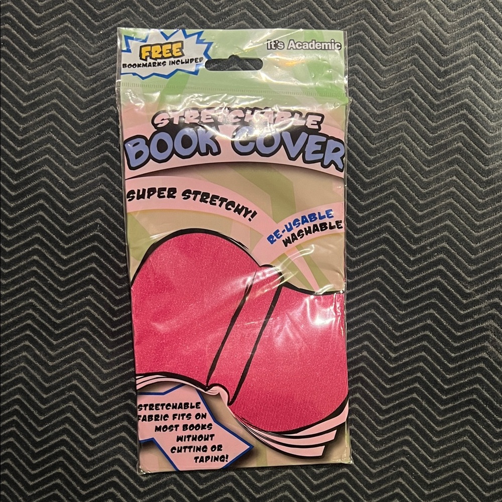 Pink Stretchable Book Cover